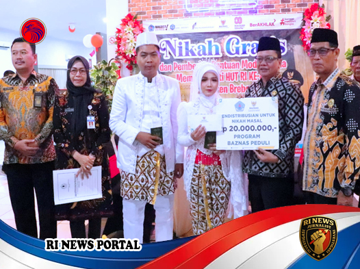 24 Pasangan Resmi Menikah Tanpa Biaya