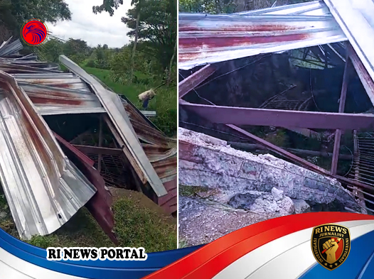 Angin Kencang Porak-Porandakan Gedung Pertemuan di Tengger