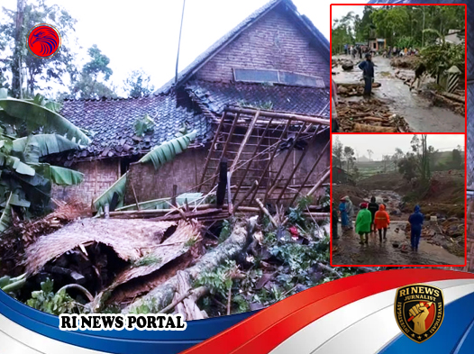 Banjir Bandang dan Angin Kencang Melanda Purbalingga