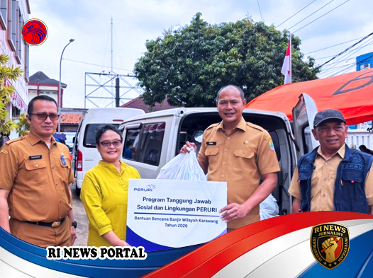 PERURI Gerak Cepat Salurkan 300 Paket Sembako untuk Korban Banjir Karawang Pasca-Jebolnya Tanggul Kalimalang