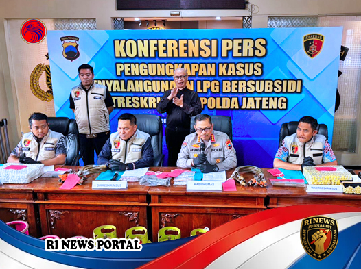 Polda Jateng Bongkar Sindikat Oplosan LPG Subsidi