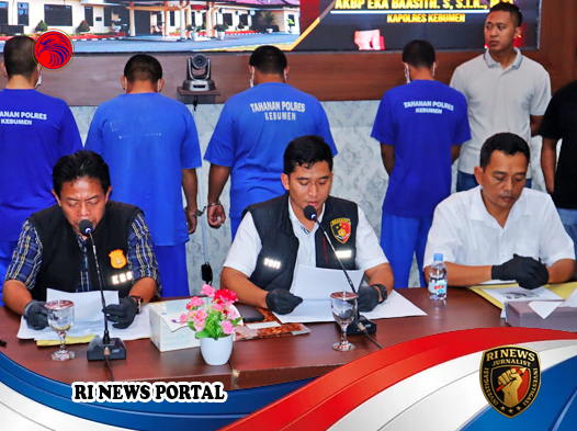 Polres Kebumen Sukses Ungkap Tiga Kasus Pencurian Berbeda di Akhir 2025