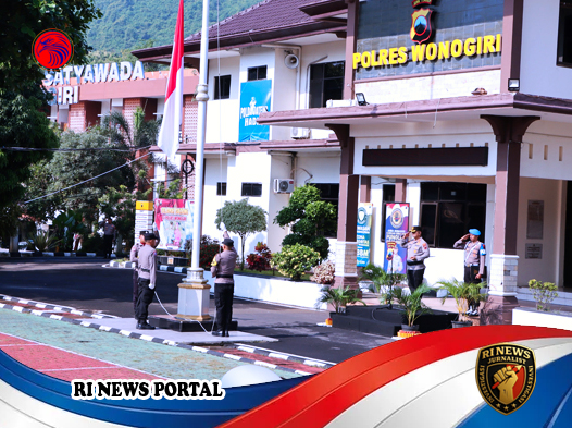 Polres Wonogiri Gelar Upacara Bendera Peringatan Hari Kesadaran Nasional 2026