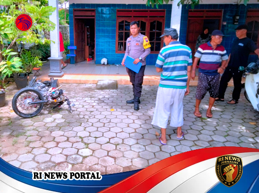 Respons Cepat Aparat Kepolisian Tangani Tabrakan Truk Pengangkut Material dan Sepeda Motor di Persimpangan Purwantoro