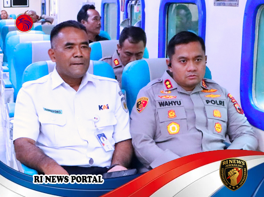 Sinergi Polri-KAI Perketat Pengamanan Jalur KA Bathara Kresna Jelang Mudik Lebaran 2026