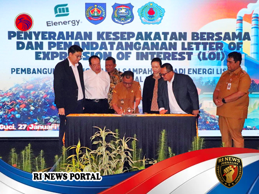 Tiga Daerah Tegal Raya Tandatangani Komitmen Strategis Olah Sampah Jadi Energi Hijau Bersama Investor Swasta