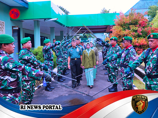 Upacara Purna Tugas Danramil Tepus di Kodim Gunungkidul