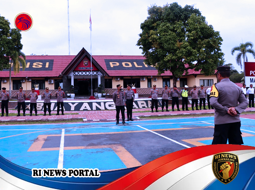 Wakapolres Melawi Ajak Personel Perkuat Soliditas dan Waspada Karhutla di Tengah Cuaca Ekstrem