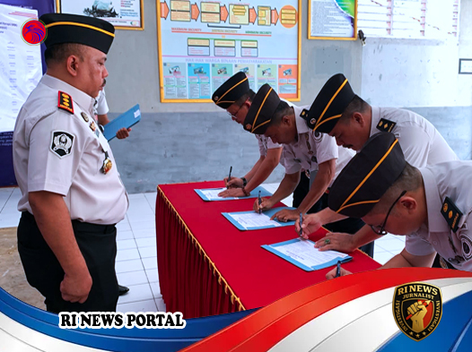 Lapas Tahuna Tandatangani Komitmen Bersama