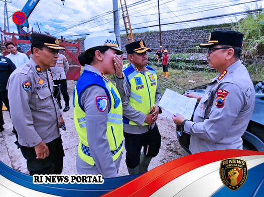 Polda Jateng Gaspol Percepat Tutup Tanggul Tuntang