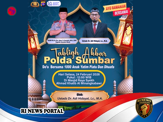 Polda Sumbar Gelar Tabligh Akbar Bersama