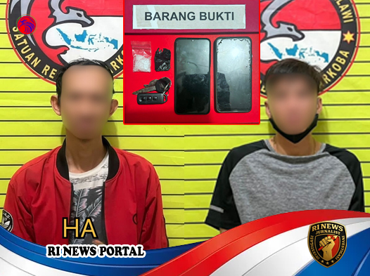 Polres Melawi Gagalkan Transaksi Sabu di Gang Sempit Nanga Pinoh