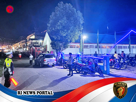 Polres Melawi Kerahkan Patroli Malam Ramadhan- Jaga Kekhusyukan Tarawih di Tengah Keramaian