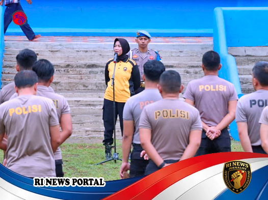 Polres Wonogiri Gelar Apel Pagi dan Kerja Bakti di Monumen Bersejarah Bedol Desa