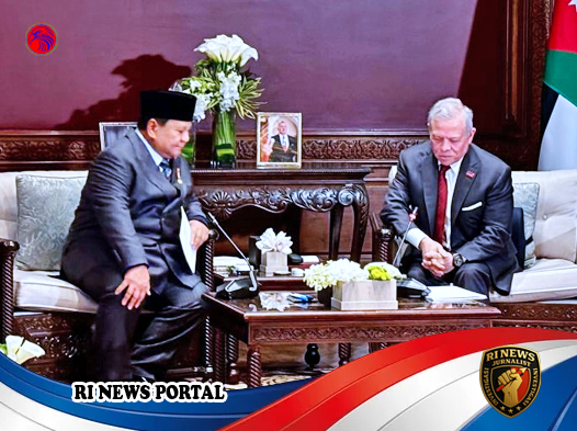 Raja Yordania Apresiasi Keberanian Presiden Prabowo dalam Membela Palestina