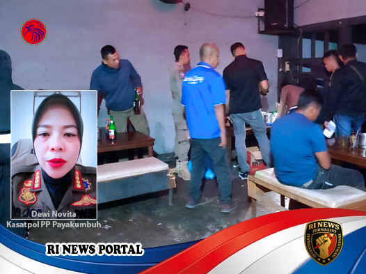 Satpol PP Payakumbuh Gerebek Cafe Malam