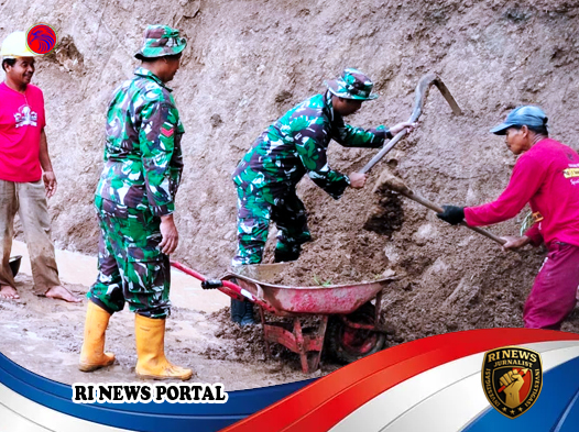 Warga Desa Kembang Sambut Hangat TMMD Ke-127