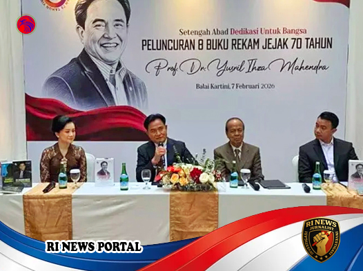 Yusril Ihza Mahendra Merayakan 70 Tahun Pengabdian Lewat Delapan Buku yang Dibagikan Gratis kepada Bangsa