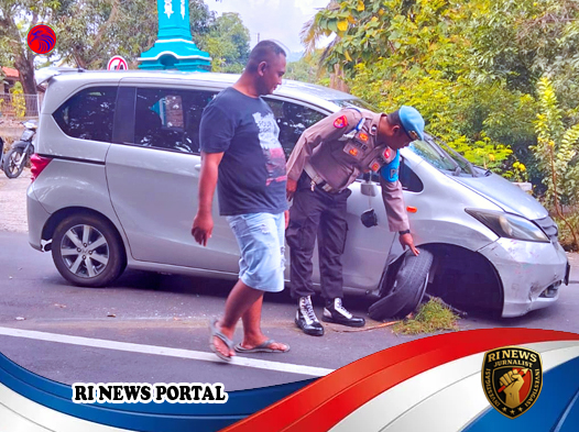 Ban Pecah Picu Tabrakan Beruntun di Jalur Eromoko-Pracimantoro