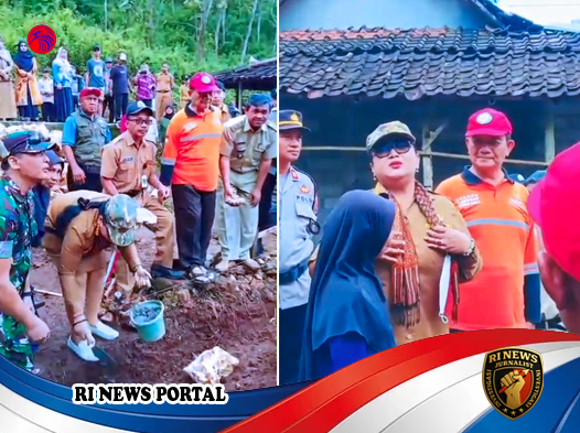 Bupati Endah Subekti Langsung Peletakan Batu Pertama Rumah Layak bagi Janda Korban Bencana di Rongkop