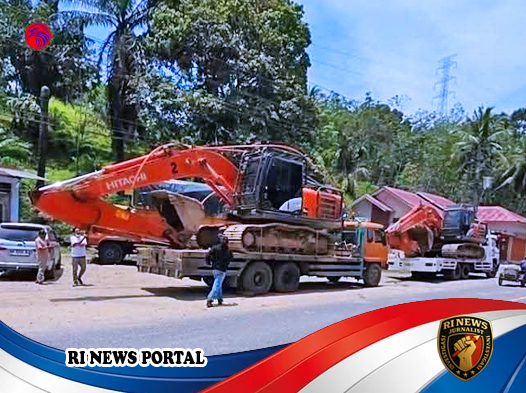 Dua Ekskavator Diamankan di Tengah Intervensi