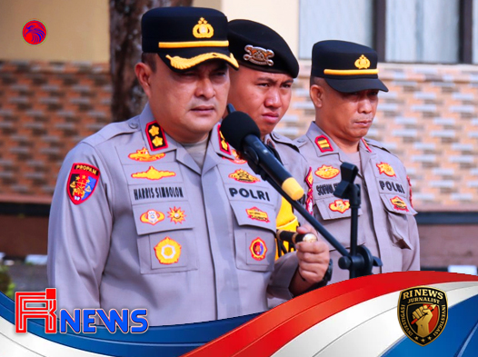 Kapolres Melawi Pimpin Apel Pengecekan Personel Pasca-Lebaran