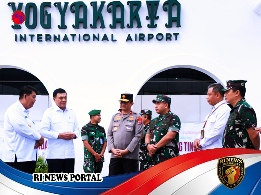 Menko Polkam Djamari Chaniago Tinjau Langsung Kesiapan YIA Jelang Mudik Lebaran 2026