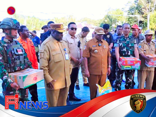 Pemkab Maybrat dan TNI-Polri Salurkan Bantuan Pangan ke Kampung Sori Pascainsiden Penembakan