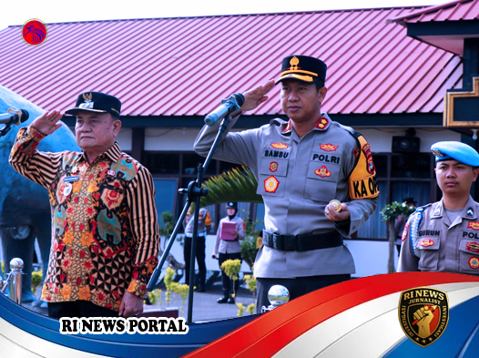 Polres Lampung Barat Apelkan Ribuan Personel Gabungan