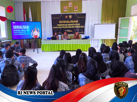 Polres Melawi Gencar Sosialisasikan Peluang Karier Polri 2026 kepada Generasi Muda di Pedalaman Kalbar