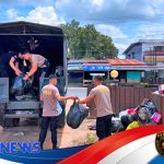 Polres Melawi Gerak Cepat Pulihkan Keindahan Jembatan Ikonik Pasca-Perayaan Masyarakat