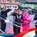 Polres Melawi Lepas Kompol Oding Ardi dengan Tradisi Gerbang Pora