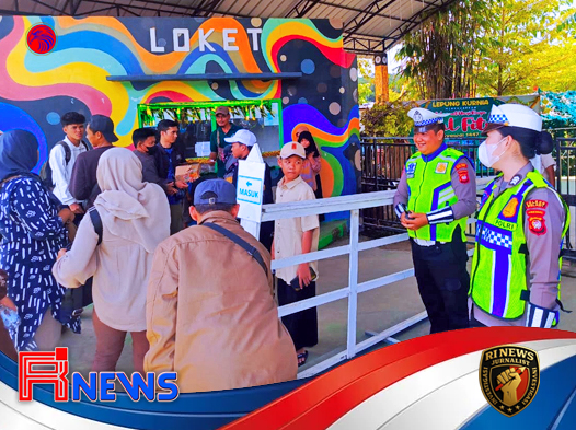 Polres Melawi Perketat Pengamanan Destinasi Wisata Pasca-Mudik Lebaran