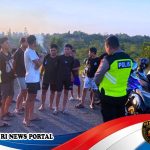 Polres Melawi Razia Balap Liar dan Knalpot Brong- 28 Motor Diamankan