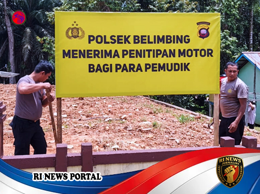 Polsek Belimbing Hadirkan Penitipan Kendaraan Gratis
