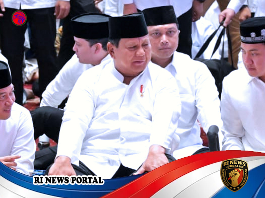 Prabowo Pilih Salat Id di Huntara Aceh Tamiang