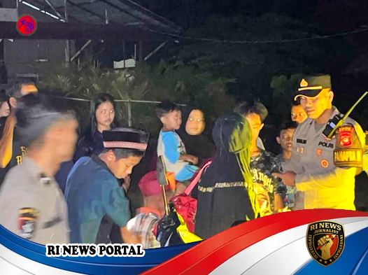 Respons Cepat Polisi Selamatkan Situasi Usai Tabrakan Motor di Desa Tanjung Tengang