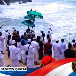 Ribuan Umat Hindu Padati Pantai Ngobaran Gelar Melasti Suci Jelang Nyepi Saka 1948