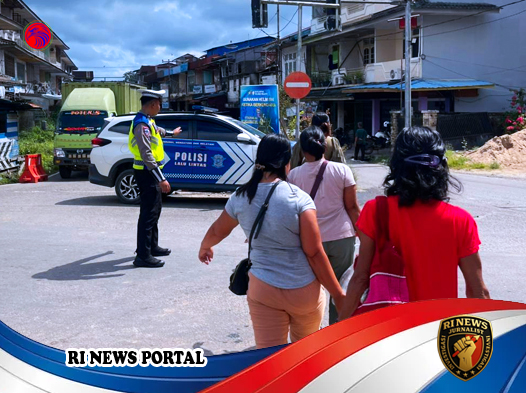 Satlantas Polres Melawi Intensifkan Pengawalan Lalu Lintas Jelang Puncak Persiapan Lebaran 1447 H