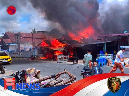 Api Melahap Ruko dan Warung di Pasar Silaut