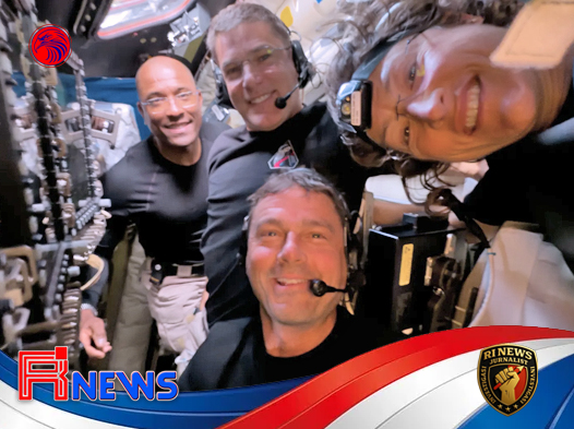 Astronot Artemis II Berbicara dengan Kru ISS dari Jarak Ratusan Ribu Kilometer