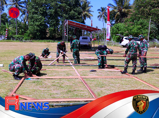 Dandim 1302-Minahasa Tinjau Langsung Persiapan TMMD ke-128 di Kecamatan Belang