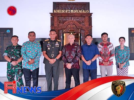 Danrem 072-Pamungkas Sambut Silaturahmi Cluster GM KHAS Malioboro dan Tugu Hotel Yogyakarta