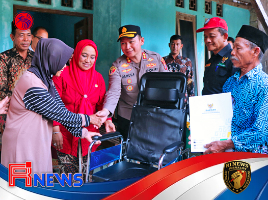 Forkopimda Gunungkidul Salurkan Kursi Roda untuk Korban Kecelakaan di Ponjong