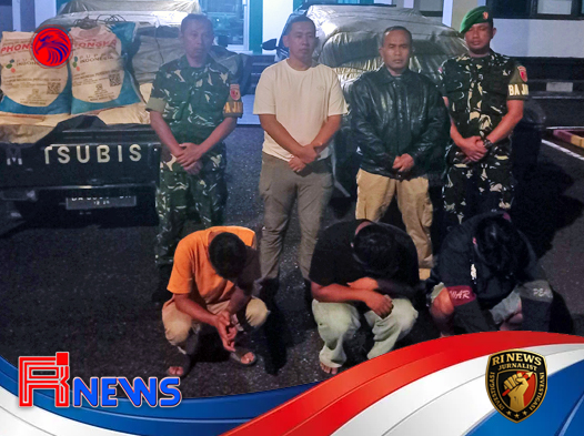 Kodim 0304-Agam Gagalkan Penyelundupan Ratusan Karung Pupuk Bersubsidi ke Riau