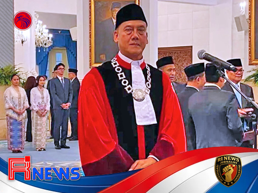 Liliek Prisbawono Adi Dilantik sebagai Hakim Konstitusi Pengganti Anwar Usman