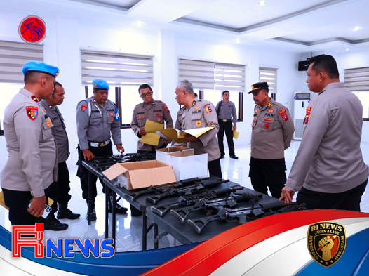 Mabes Polri Gelar Sidak Ketat Senjata Api di Polres Tapanuli Selatan