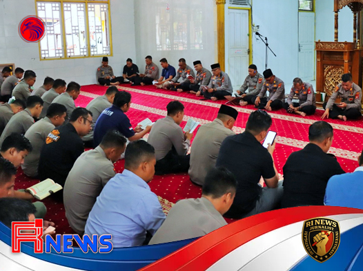 Pembinaan Rohani Polres Melawi- Rutin Membaca Surah Yasin Setiap Kamis untuk Tingkatkan Keimanan Personel