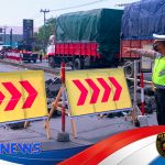 Pengawalan Ketat Satlantas Pemalang Cegah Macet di Jalur Lingkar Utara Saat Pengecoran Jalan Nasional