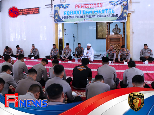 Polres Melawi Gelar Pembinaan Rohani
